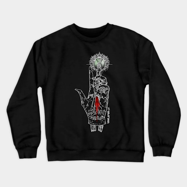 Hand to G*d Crewneck Sweatshirt by Cakes Fiasco